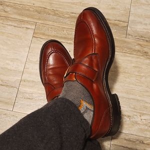 Allen Edmonds Rich Brown Leather Slip-Ons
